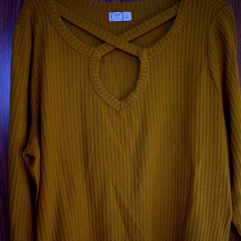 Maurices mustard sweater